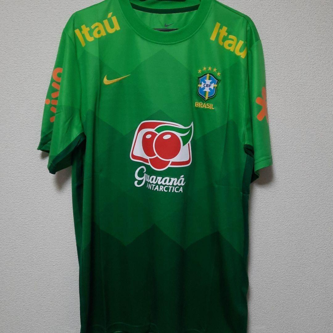 ブラジル代表 トレーニングシャツ フルスポンサーモデル。