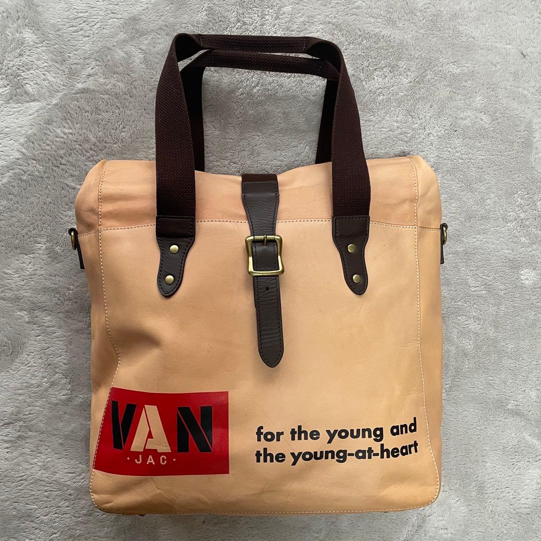 VAN JAC ヌメ革　バッグ　2014年頃　限定品　3way