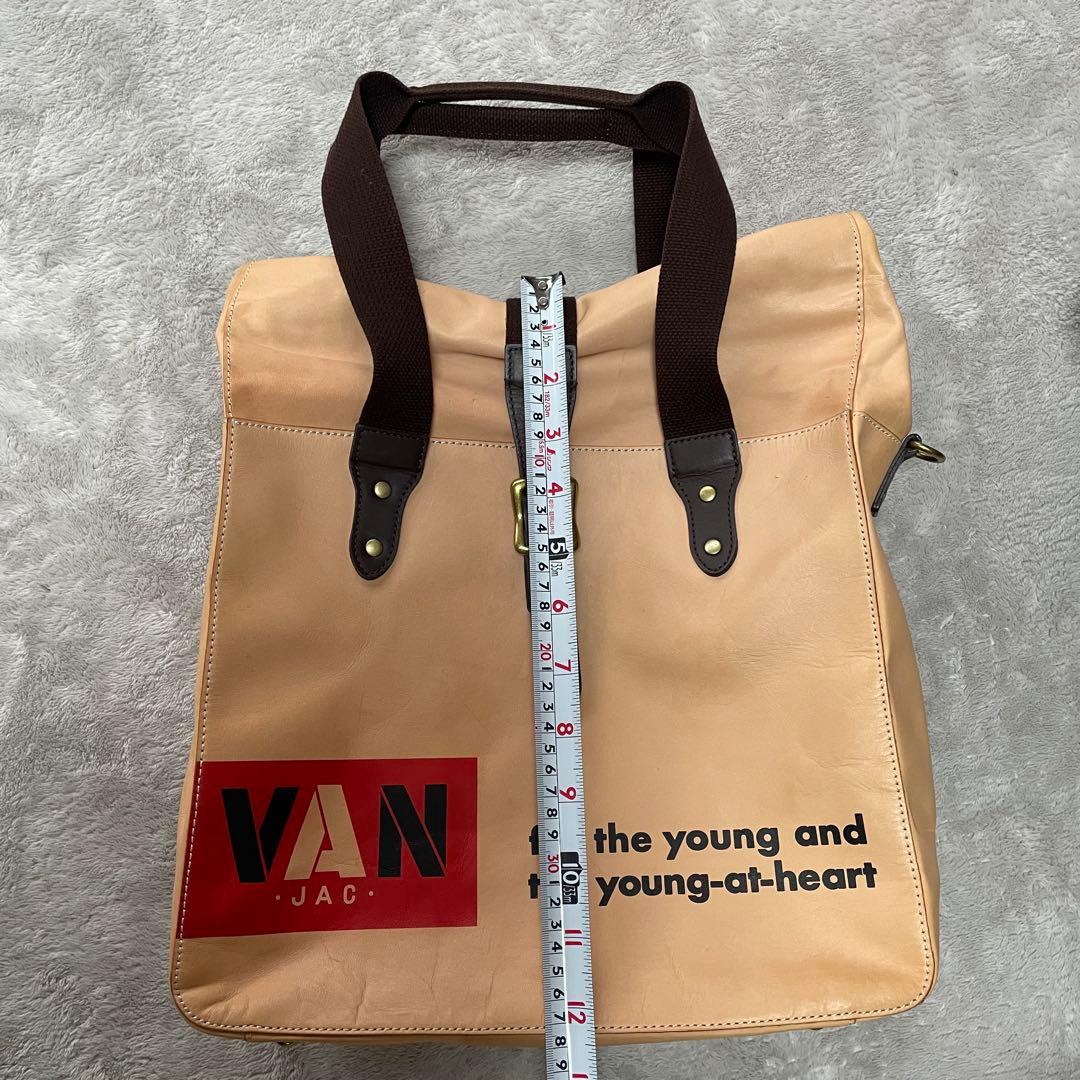 VAN JAC ヌメ革　バッグ　2014年頃　限定品　3way