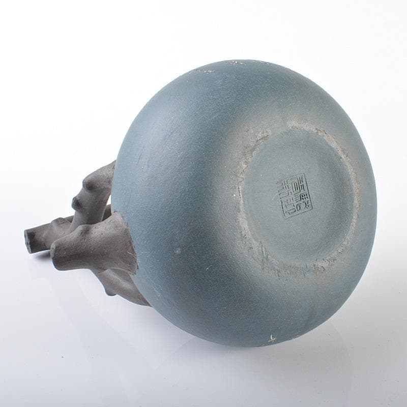 中国　紫砂　青泥　急須　茶壷　在銘　C　R6215