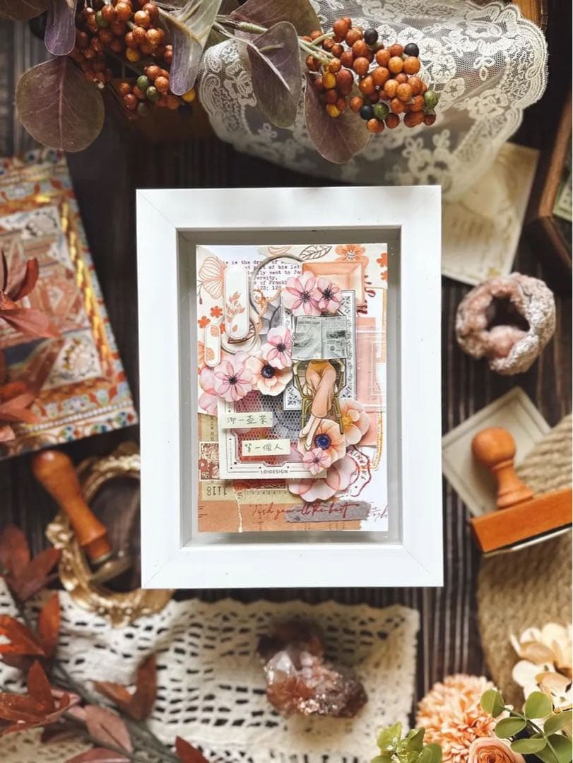 loidesign《翦花》海外マスキングテープ　マステ 【1705】