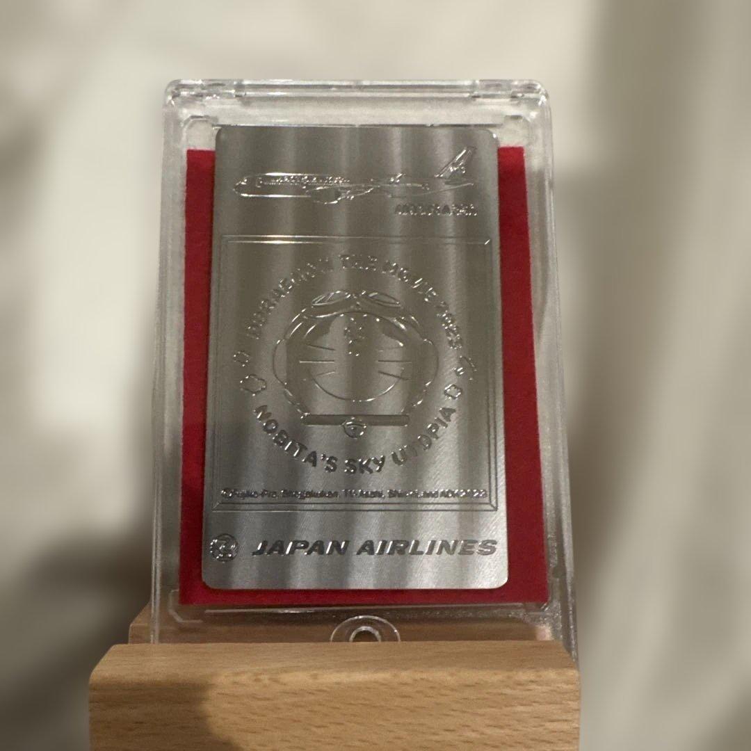 ドラえもん　JAL チタンプレート　非売品