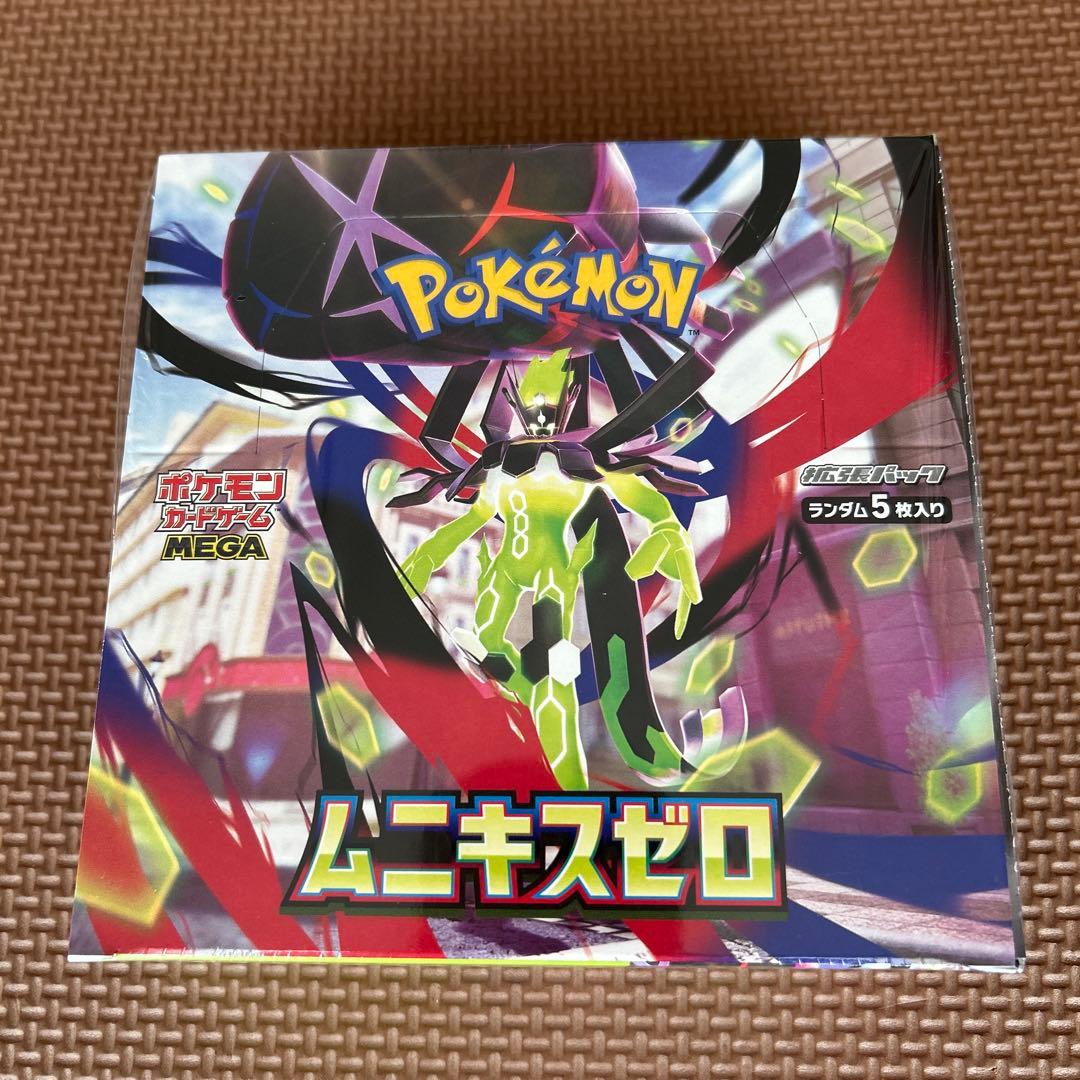 ポケモンカードゲーム MEGA 拡張パック ムニキスゼロ BOX、シュリンク付き