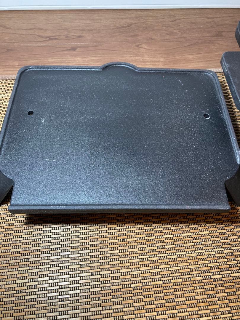 【新品未使用品】尾上製作所　鉄鋳物コンロ角型　cl-1607