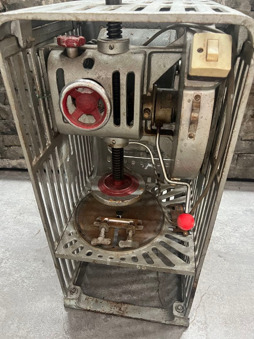 二*ヶ様 かき氷 機 実働 ヴィンテージ レトロ シャビー 刃 1枚付き