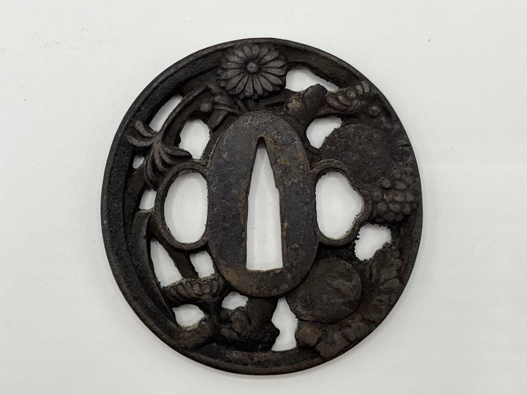 骨董　刀装具　鍔(つば) ③