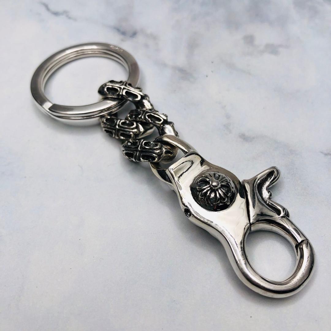 シルバー925 キーリング　キーホルダー　クロス　プラス　人気　３－１