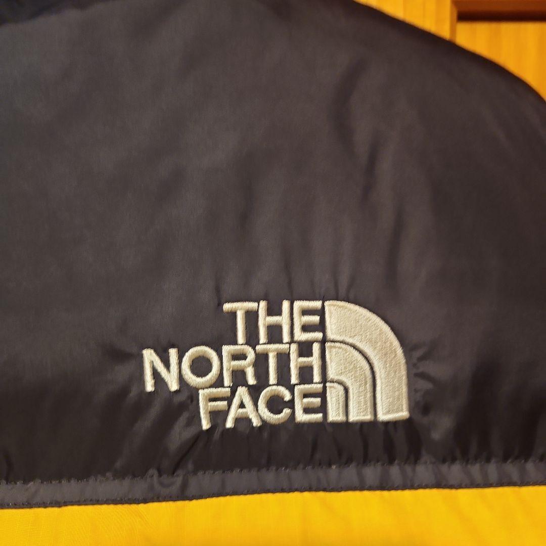 ノースフェイス ヌプシ ダウンベスト 700フィル イエロー×ブラック サイズL