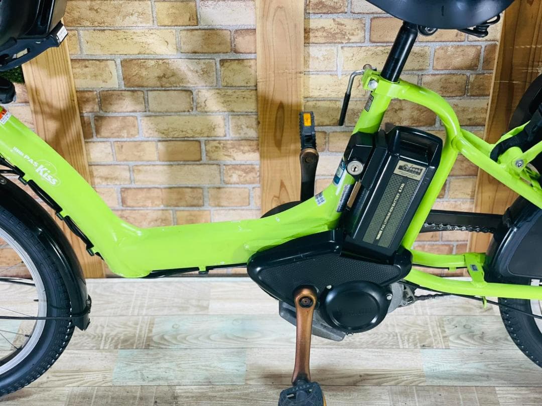 低価格 No１モデル グリーン系 ヤマハ 子供乗せ電動アシスト自転車 H2779