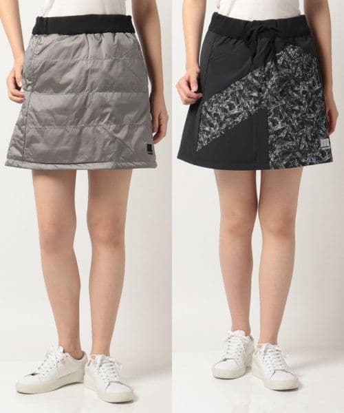 ストレッチ中わたリバーシブルスカート