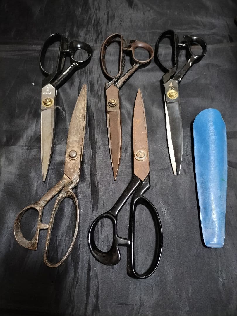 はさみ　54本　クラシック　裁ちばさみ 黒　　レトロ　ヴィンテージ　ピンキング