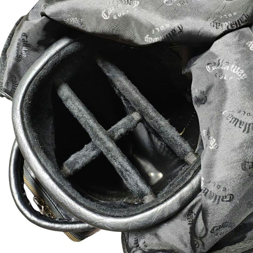 Callaway キャロウェイ ゴルフ キャディバッグ ブラック PUレザー