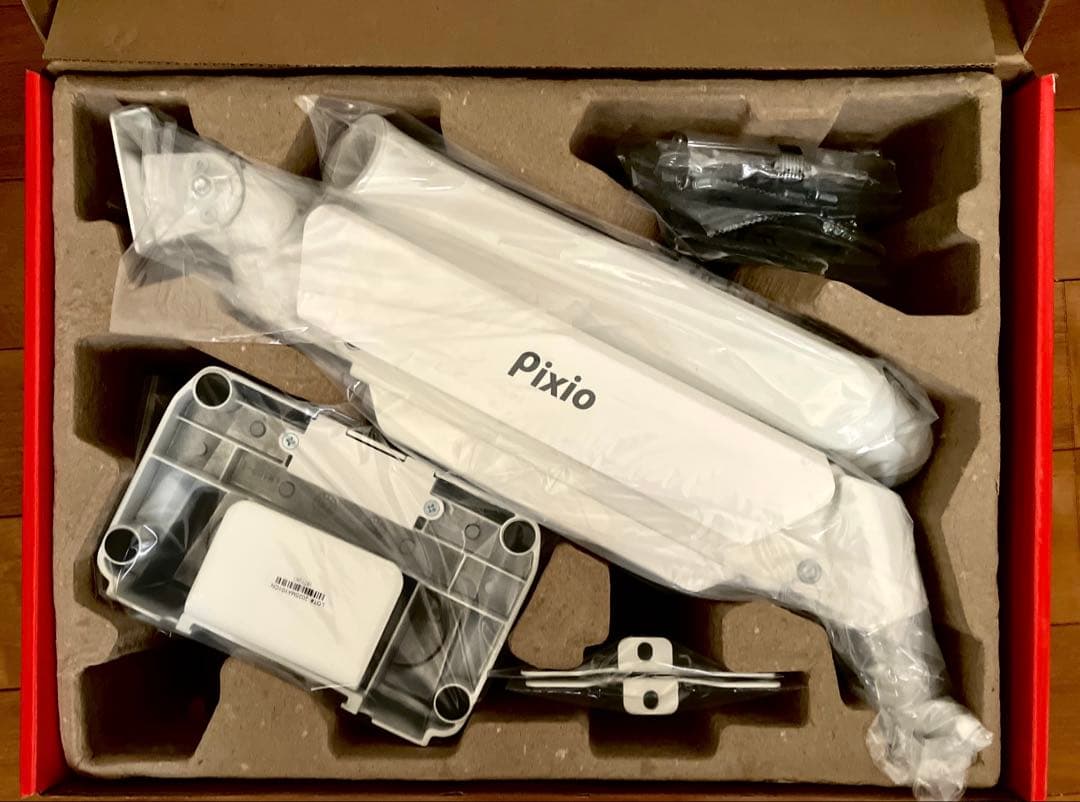 Pixio PS2D White モニターアーム 白