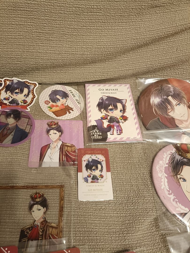 スタンドマイヒーローズ　宮瀬豪　セット　アクスタ　缶バッジ　コースター