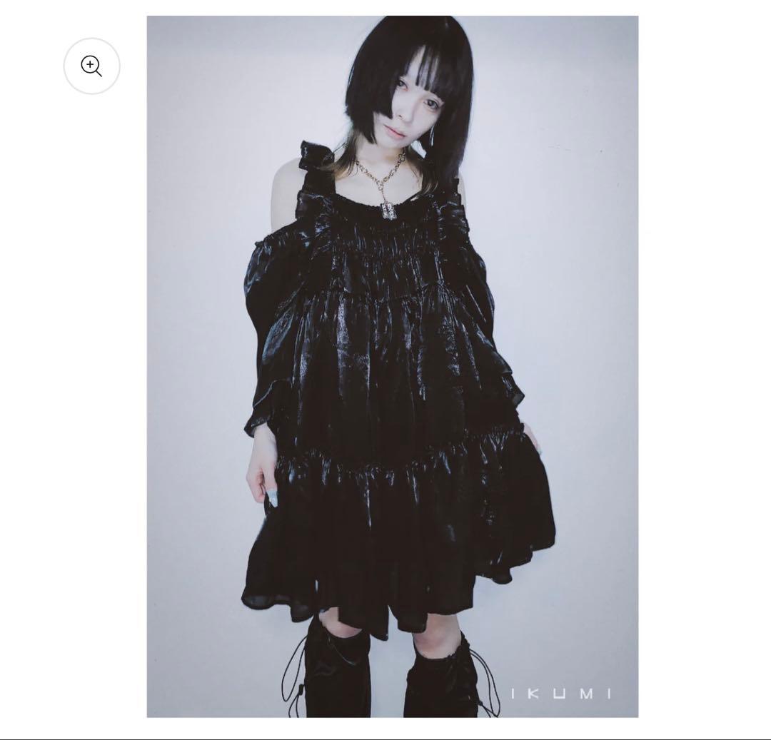 ワンピース ikumi OFF SHOULDER TRIBAL DRESS