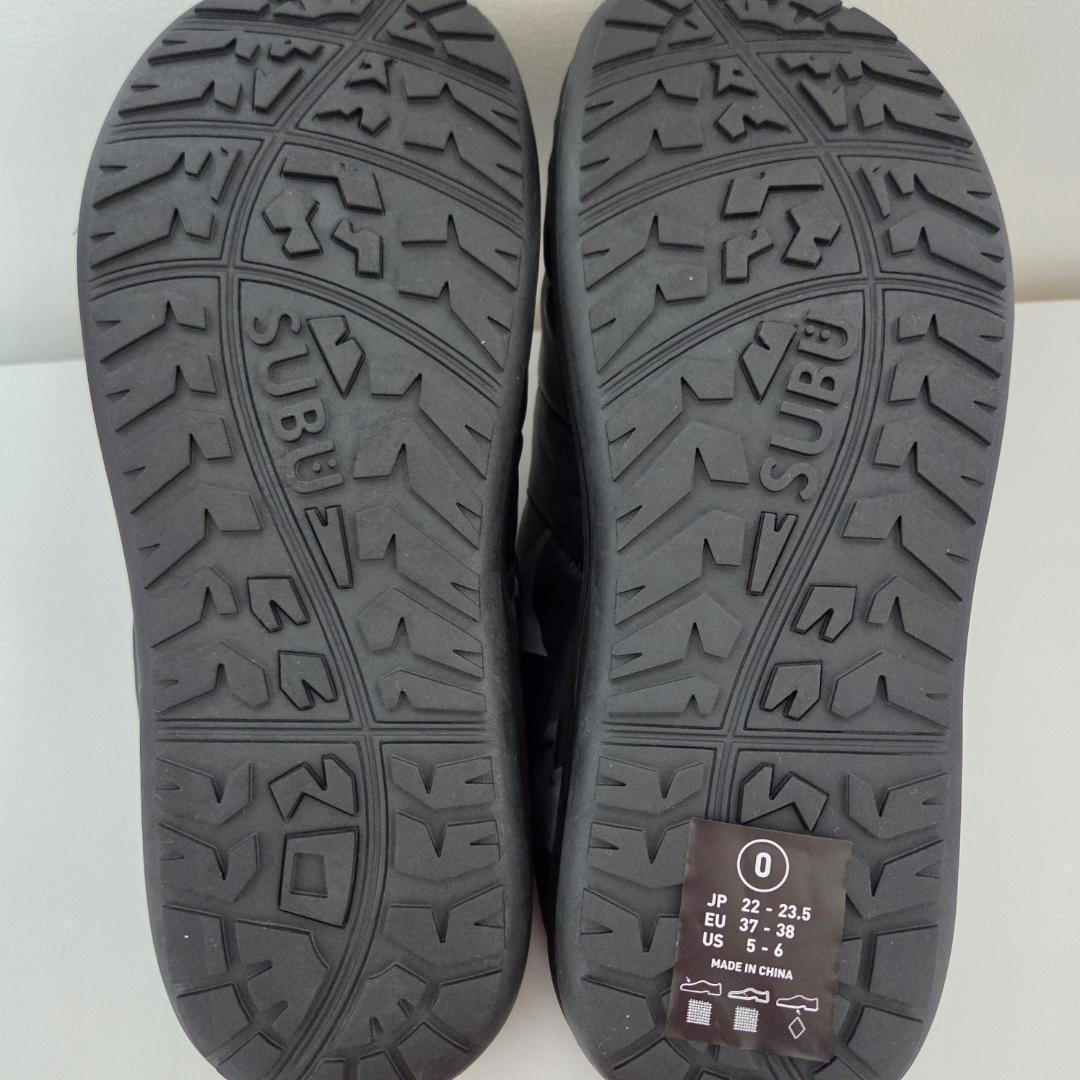 ラスト1点 韓国限定 SUBU 22-23.5 スター 星柄 サンダル 冬 新品