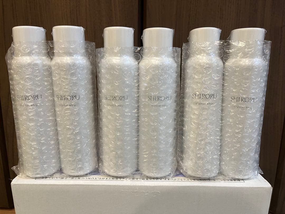 SHIRORU 洗顔料 クリスタルホイップ6本セット