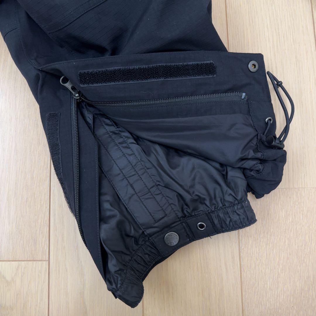 シュプリーム　ノースフェイス　エクスペディション　オーバーオール　ビブパンツ　黒