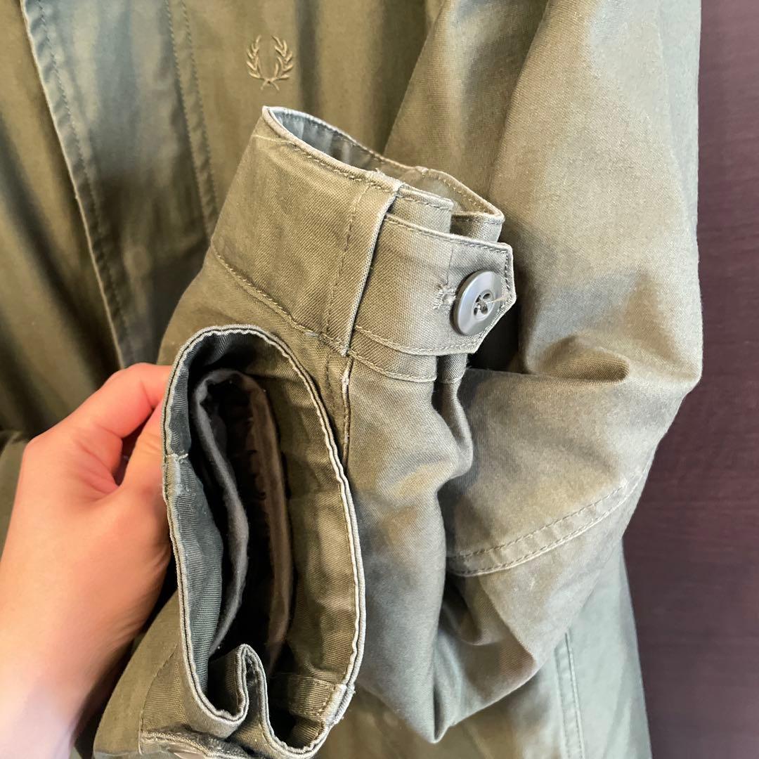 【FRED PERRY】美品モッズコート メンズXS オリーブ