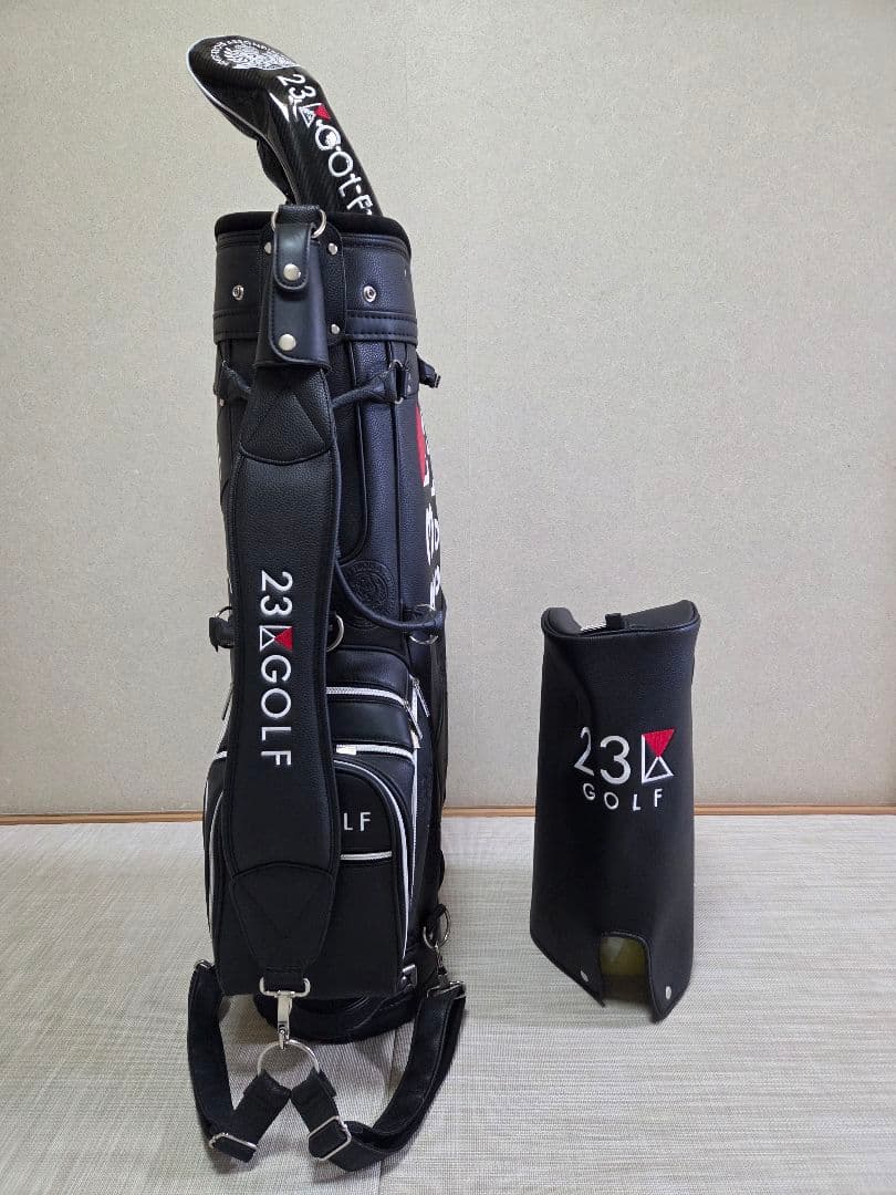 ゴルフ　キャディバッグ　23区ゴルフ　ツアータイプ【希少ド迫力！】(おまけ付き)