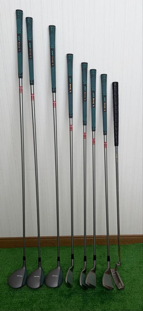 SPALDING　キッズ　ジュニア　レディース　初心者　8本セット　バック