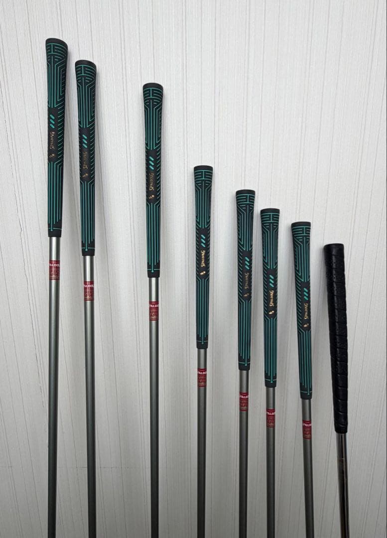 SPALDING　キッズ　ジュニア　レディース　初心者　8本セット　バック