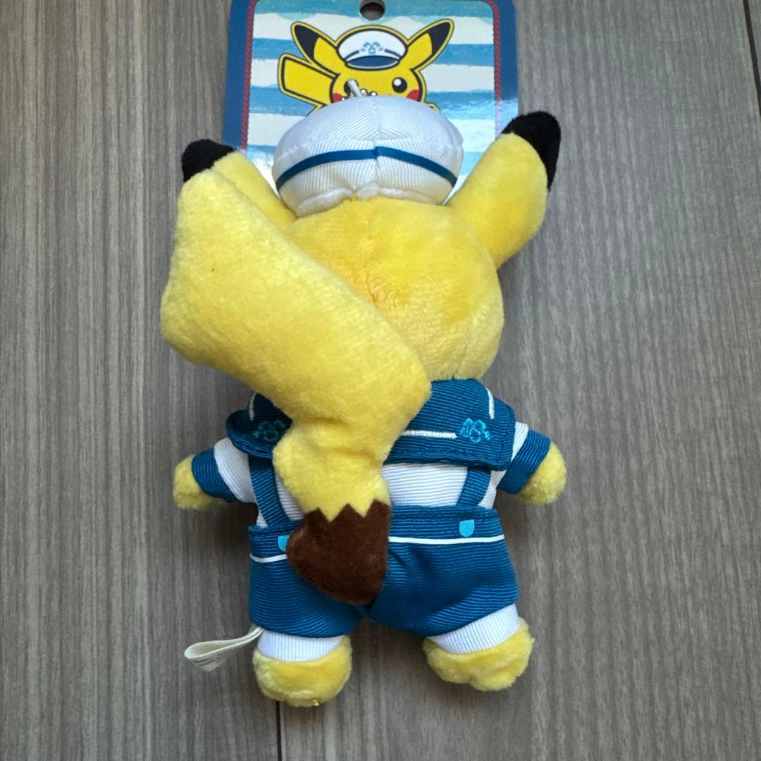 603. ポケモンセンターヨコハマ限定♡マリンルックピカチュウぬいぐるみ