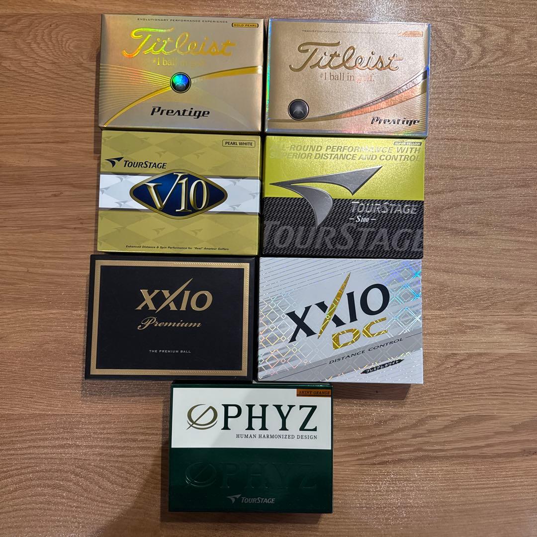 ゴルフボールセットTitleist, TourStage, XXIO, PHYZ