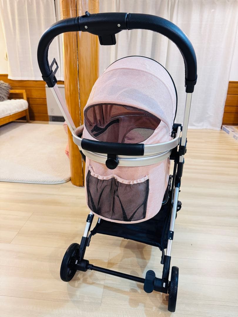 Kenyone ペットカート 分離型 折りたたみ　ピンク