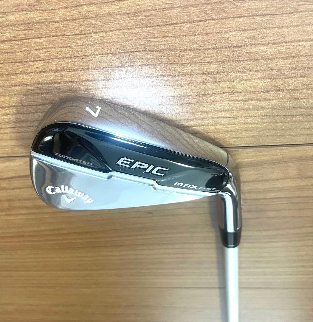 ほぼ新品　キャロウェイ EPIC MAX FASTレディースアイアン5本保証つき