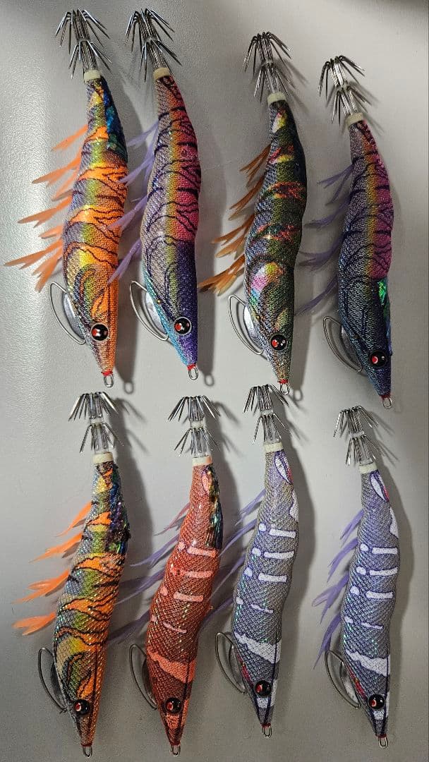 中古DUELパタパタエギ17個セット　3.5号　+　パタパタケース