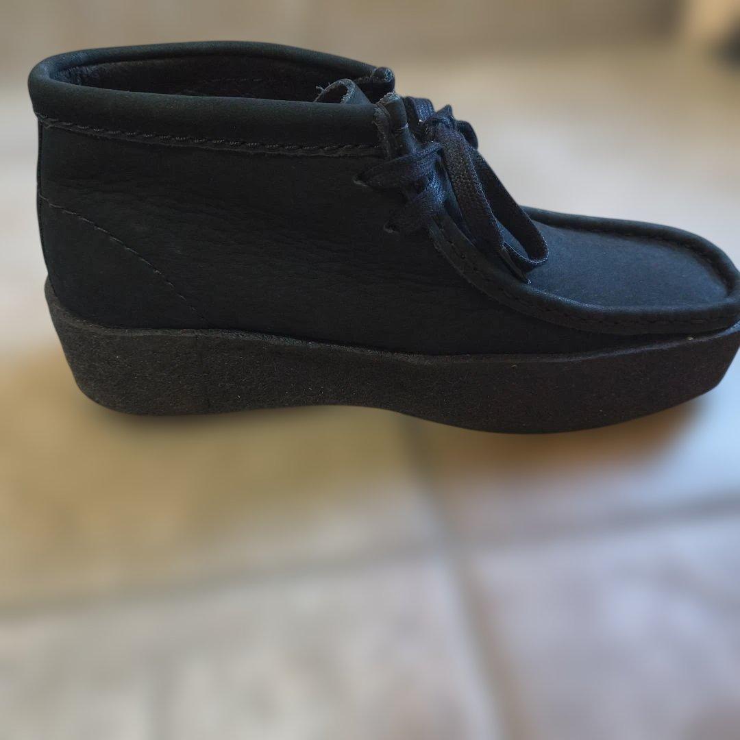 t*y様 厚底 CLARKS W WALLABEE CUP BOOT 黒