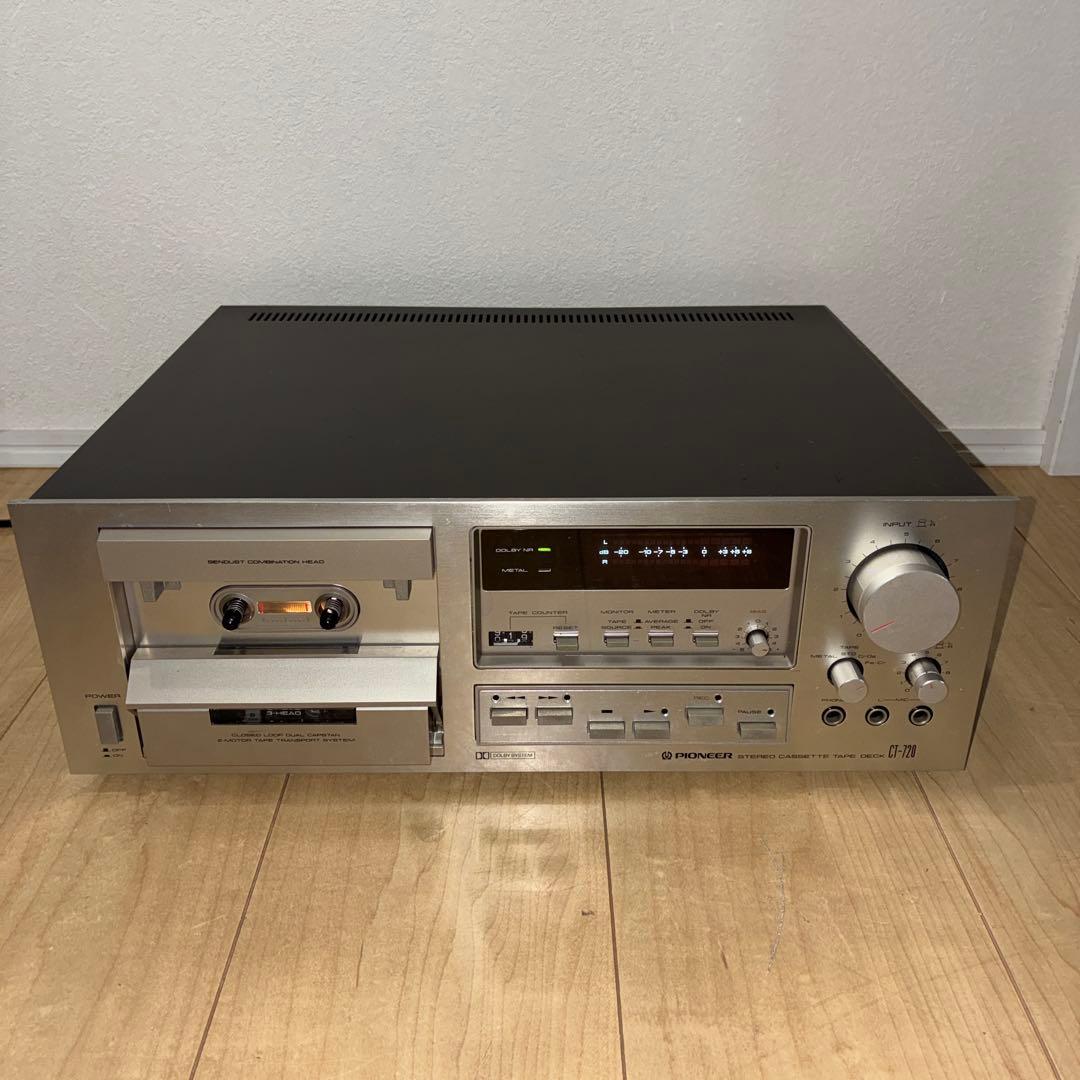 PIONEER CT-720 パイオニア ステレオカセットテープデッキ