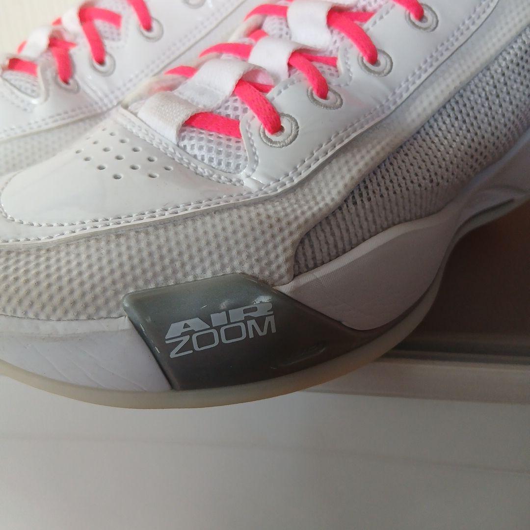 バスケットボールシューズ ホワイト/ピンク 箱無し