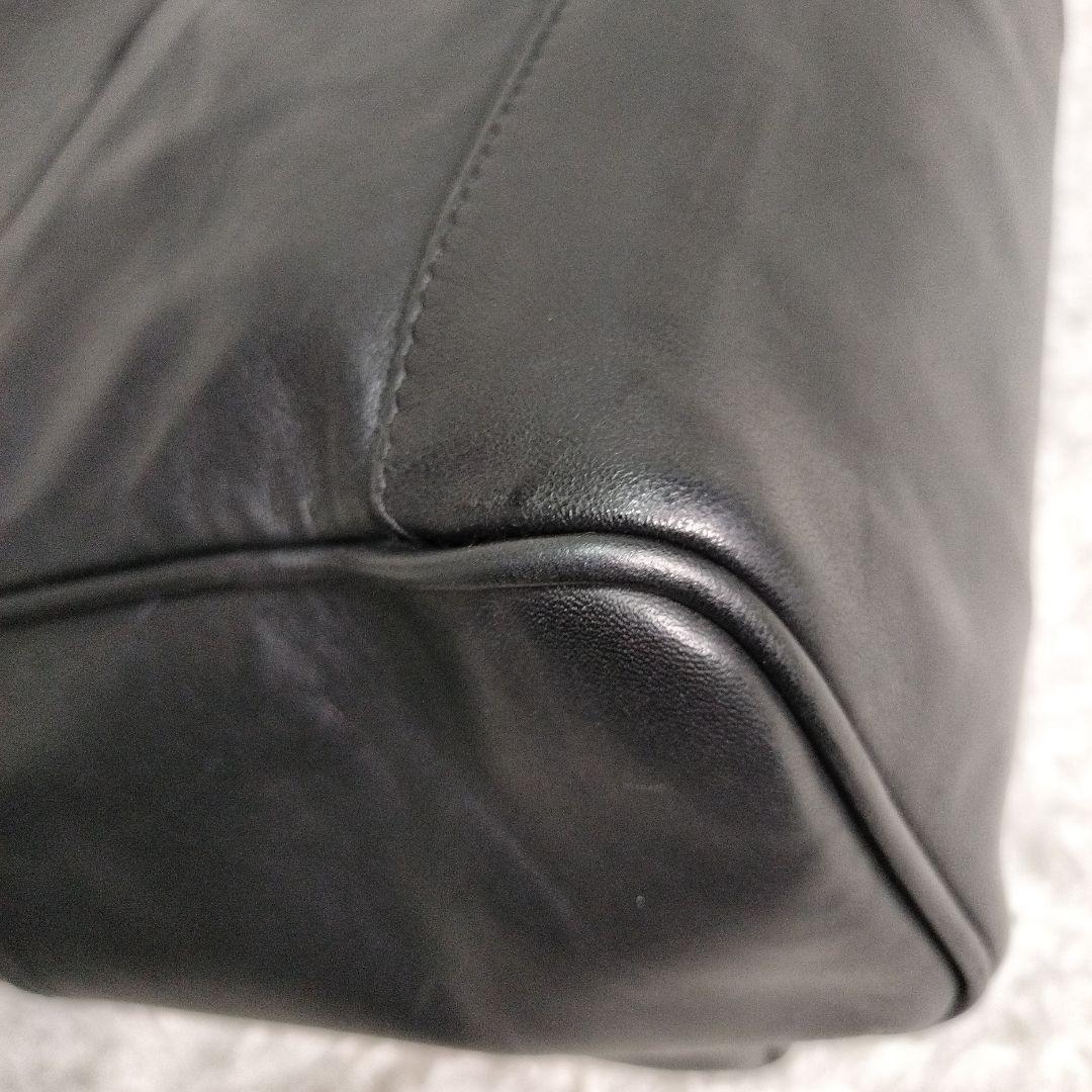 オロビアンコ クロコ型押し レザー ショルダーバッグ ブラック y2k 希少