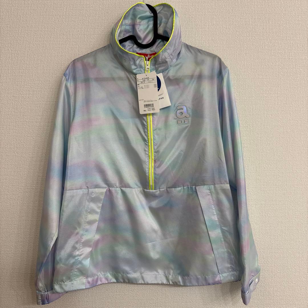 36 水色　ARCHIVIO ブルゾン 長袖 ハーフジップ 撥水