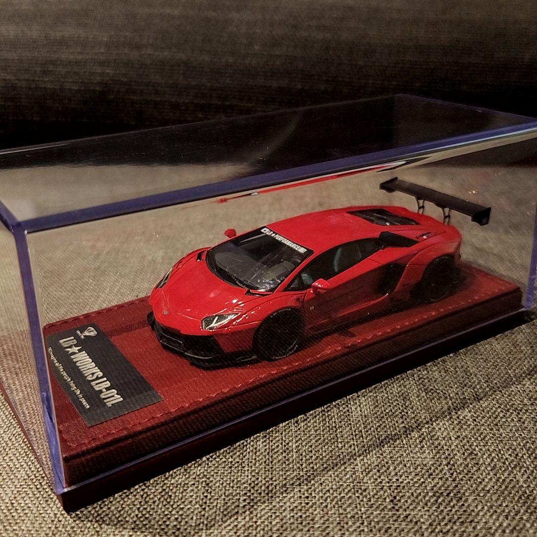 美品 LB☆WORKS LB-01L ランボルギーニ アヴェンタドール 1/43