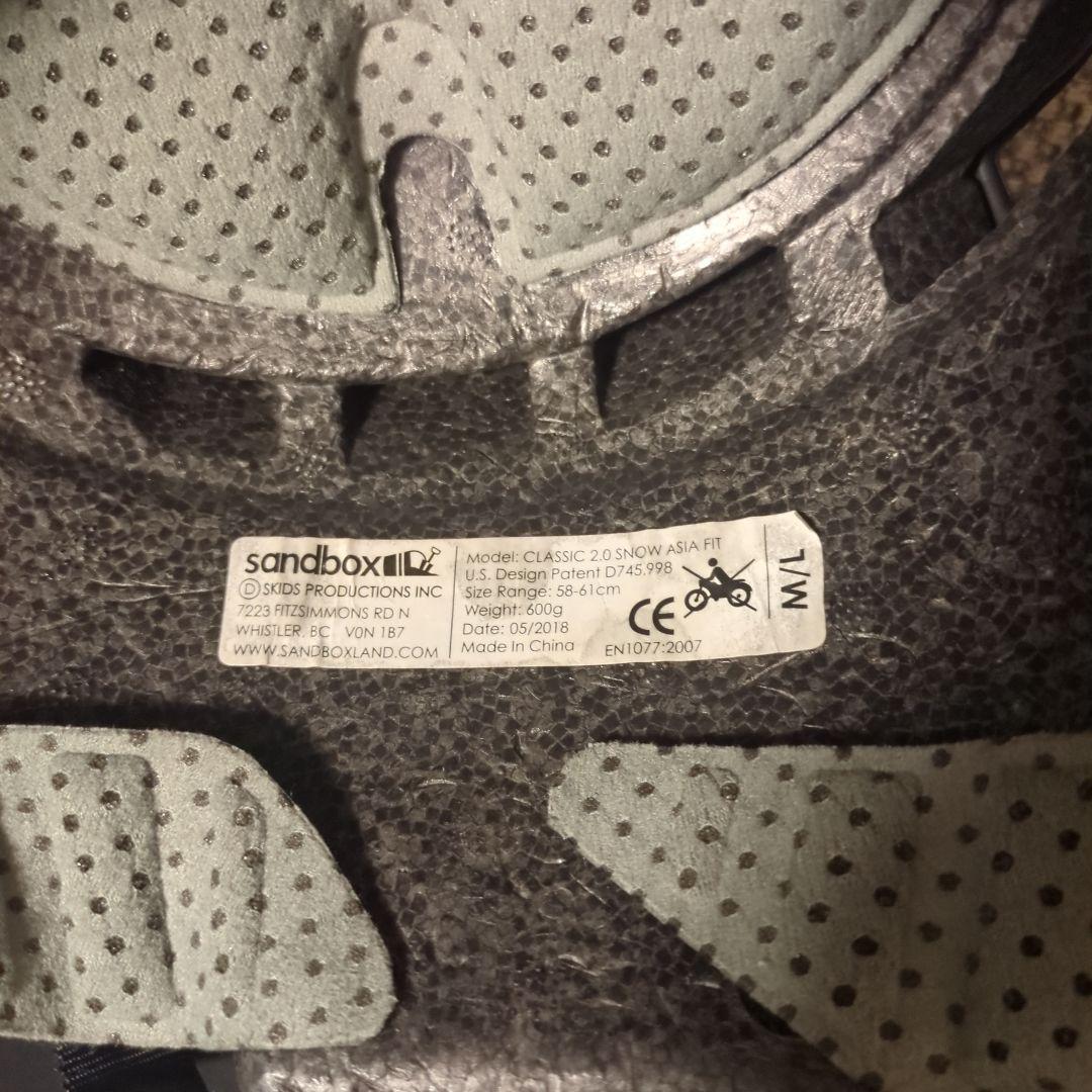 スキー・スノーボードアクセサリー sandbox CLASSIC 2.0  ASIA FIT M/L