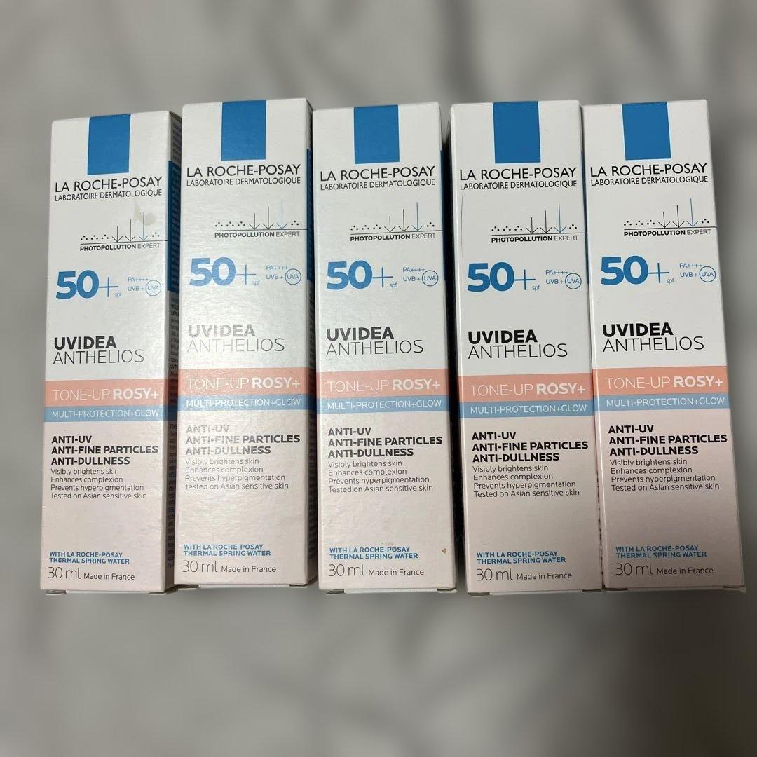 【5本セット】ラロッシュポゼ　プロテクショントーンアップ　ローズ