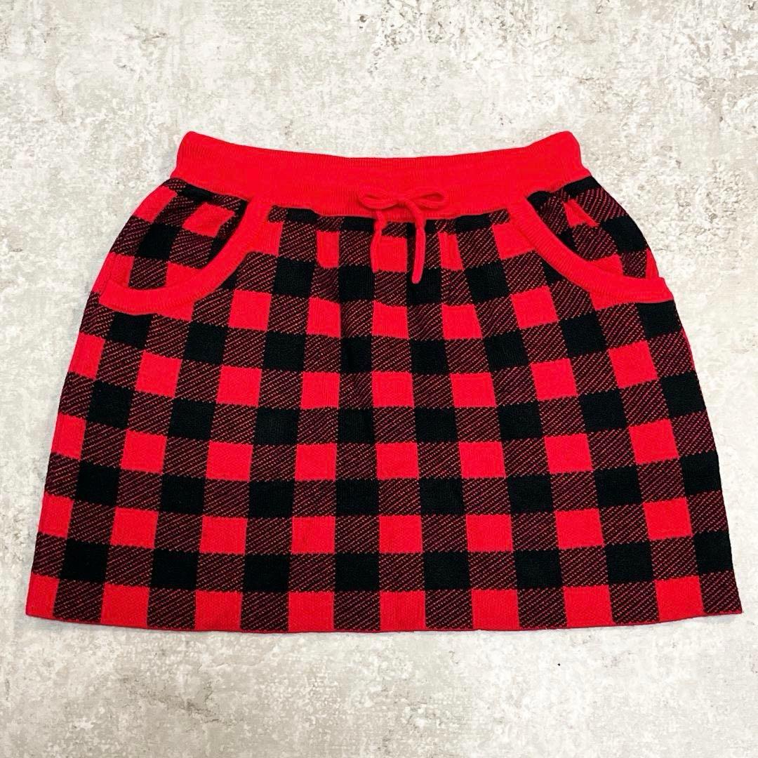 JACK BUNNY!!人気カラー チェック柄 ニット セットアップ M