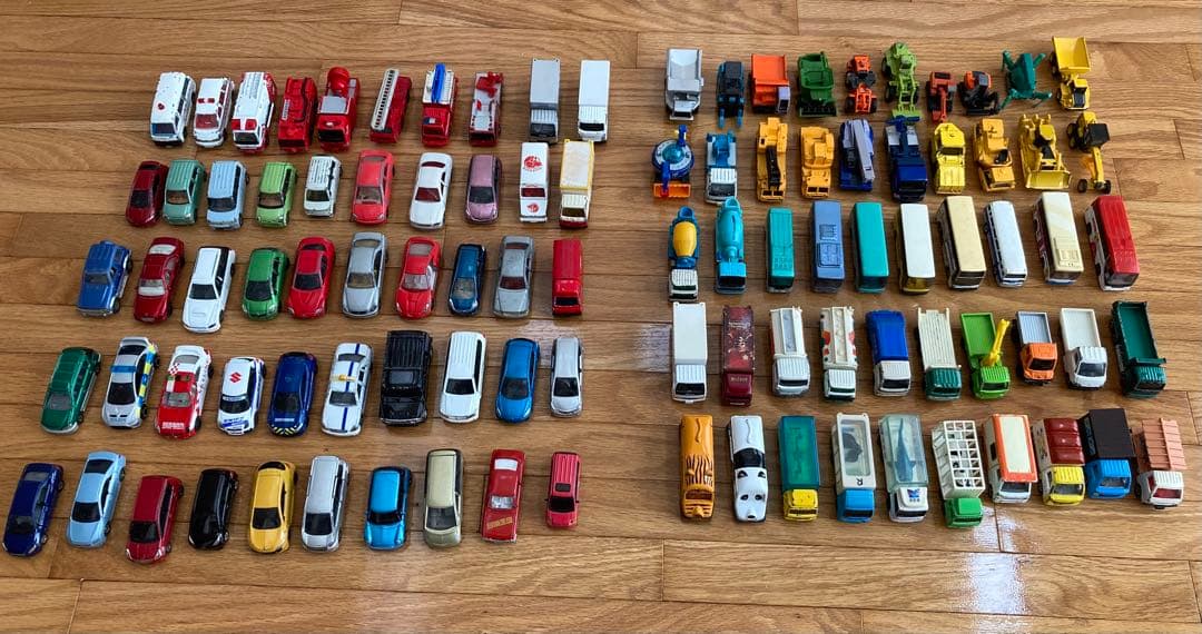 トミカ100台セット 多種多様 1台あたり100円以下！