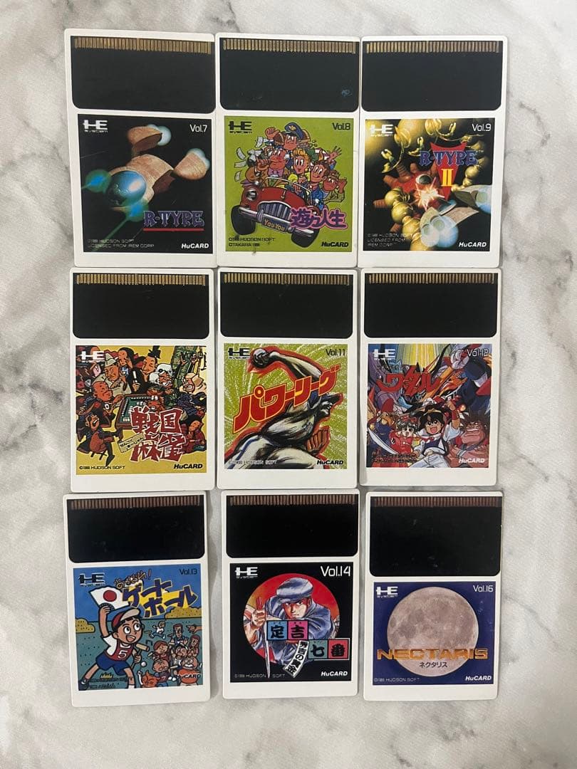 PCエンジン　MENKO CARD 9枚