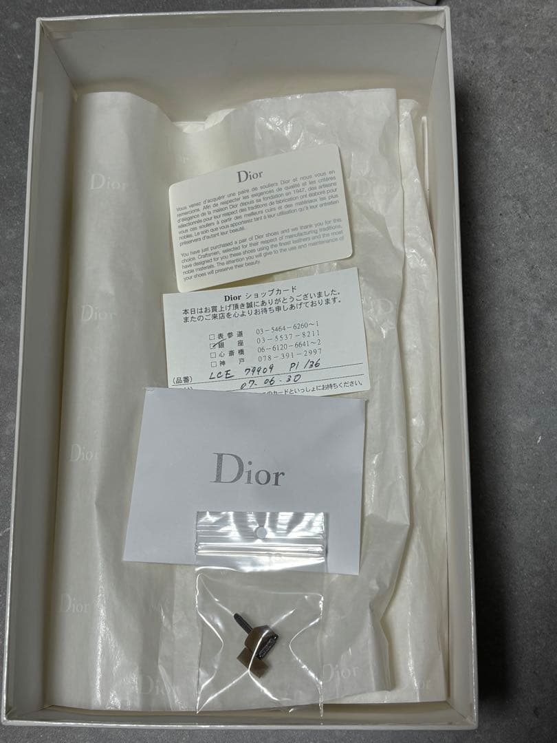 Christian Dior ミュールサンダル　トロッター柄