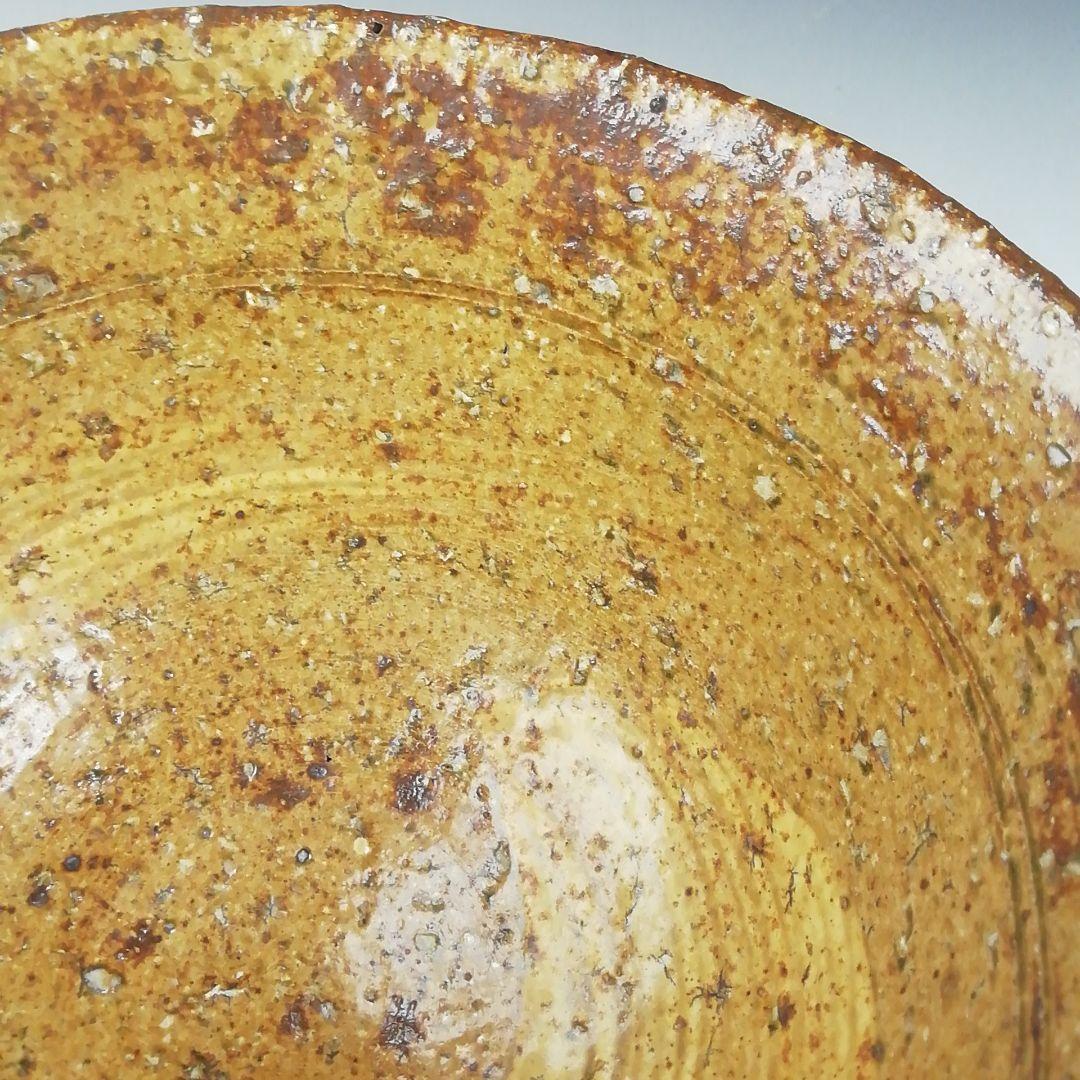 Ｔ４１１　茶碗　『伊羅保茶碗』　『宇田佐平 造』　共箱　抹茶碗　茶道具