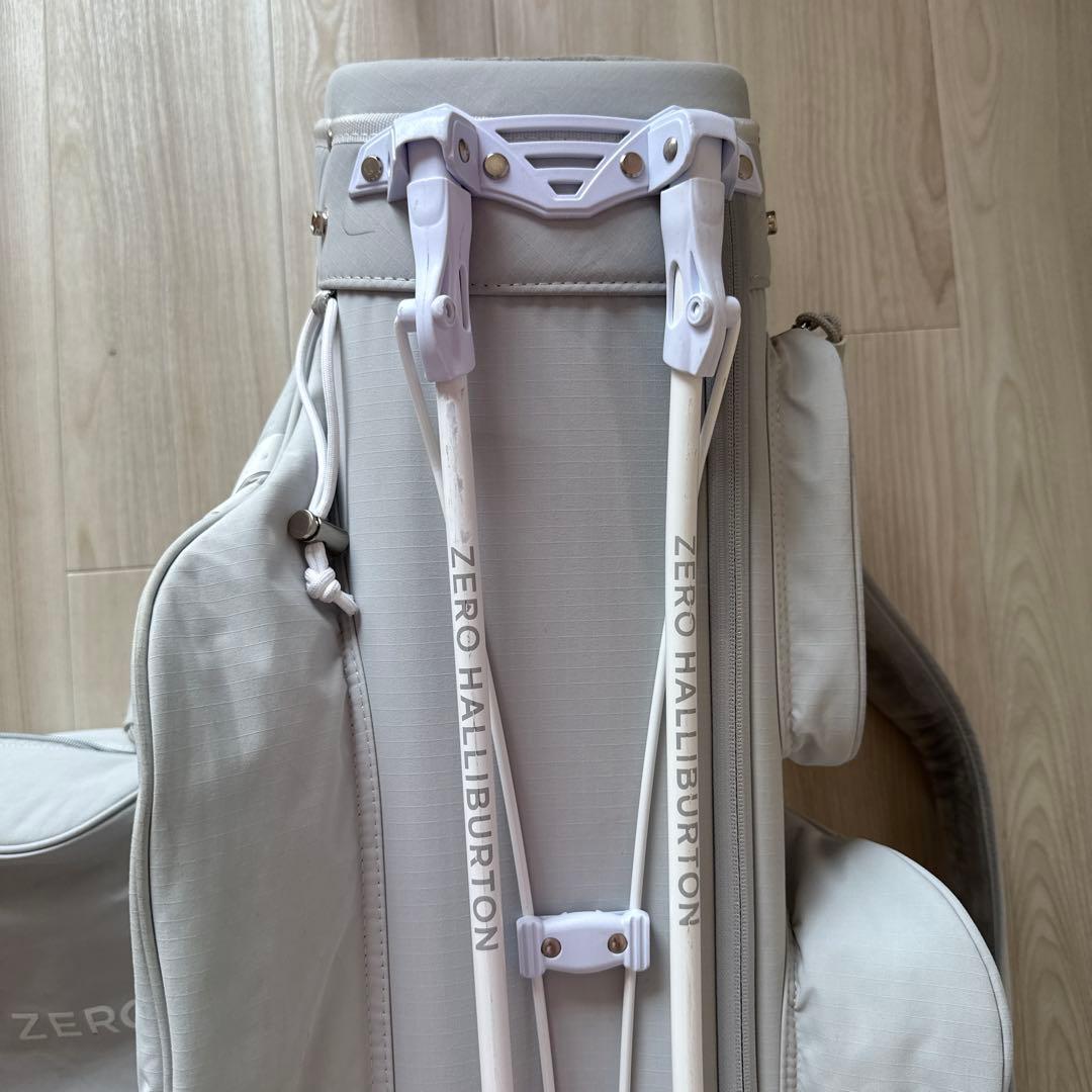 ゼロハリバートン　キャディバッグ　スタンド式　軽量　グレー