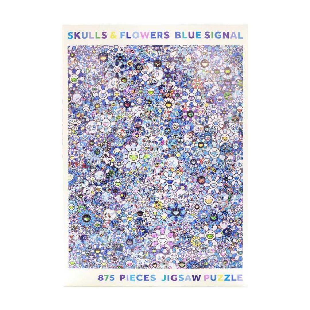 新品 村上隆SKULLS&FLOWERS 【BLUE SIGNAL】パズル