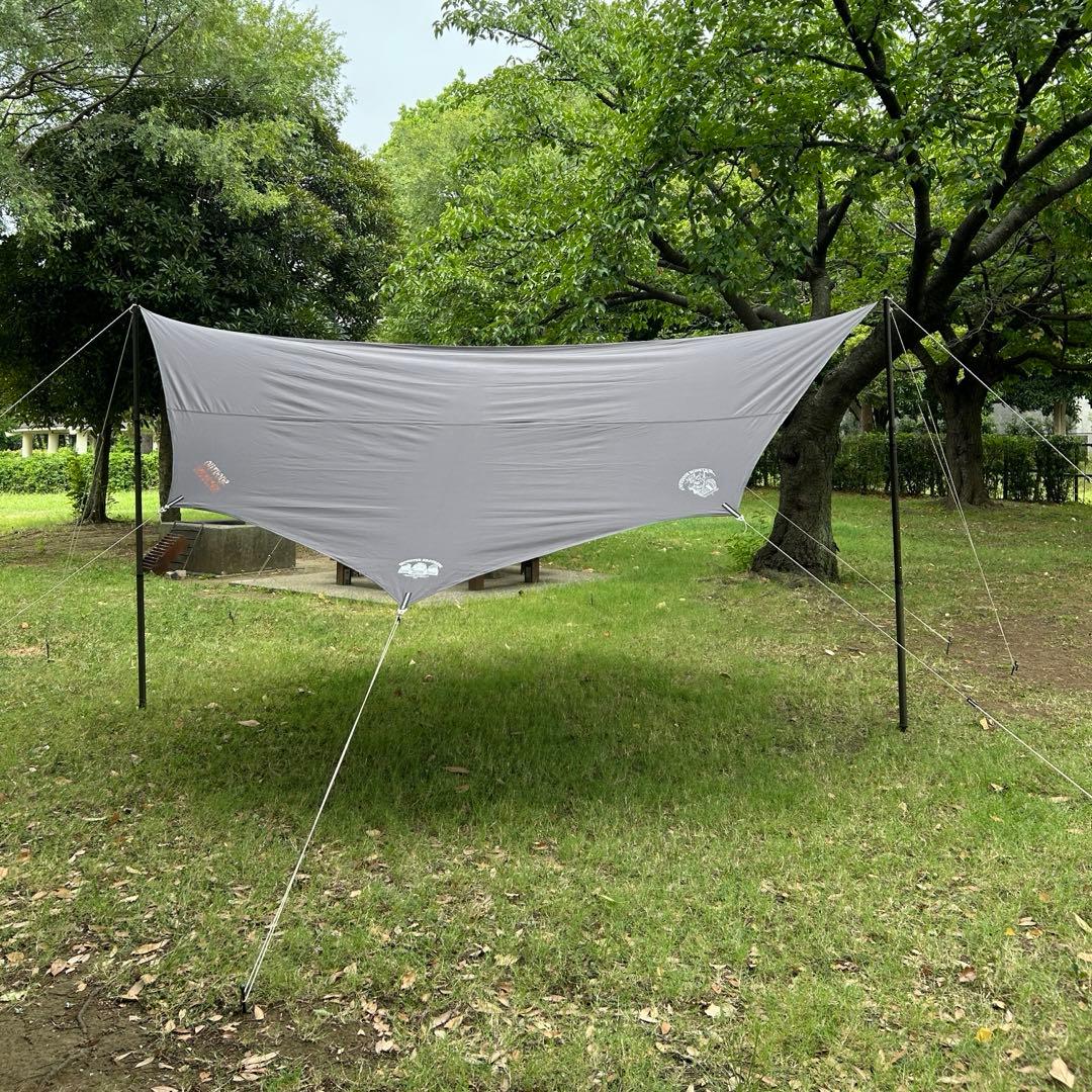 [アウトドアモンスター タープ]グレー