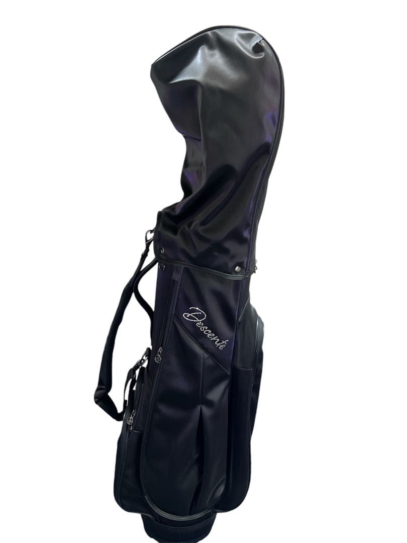 ⚠️取引中⚠️！！！専用！！！DESCENTE ゴルフバッグ 黒 合成皮革