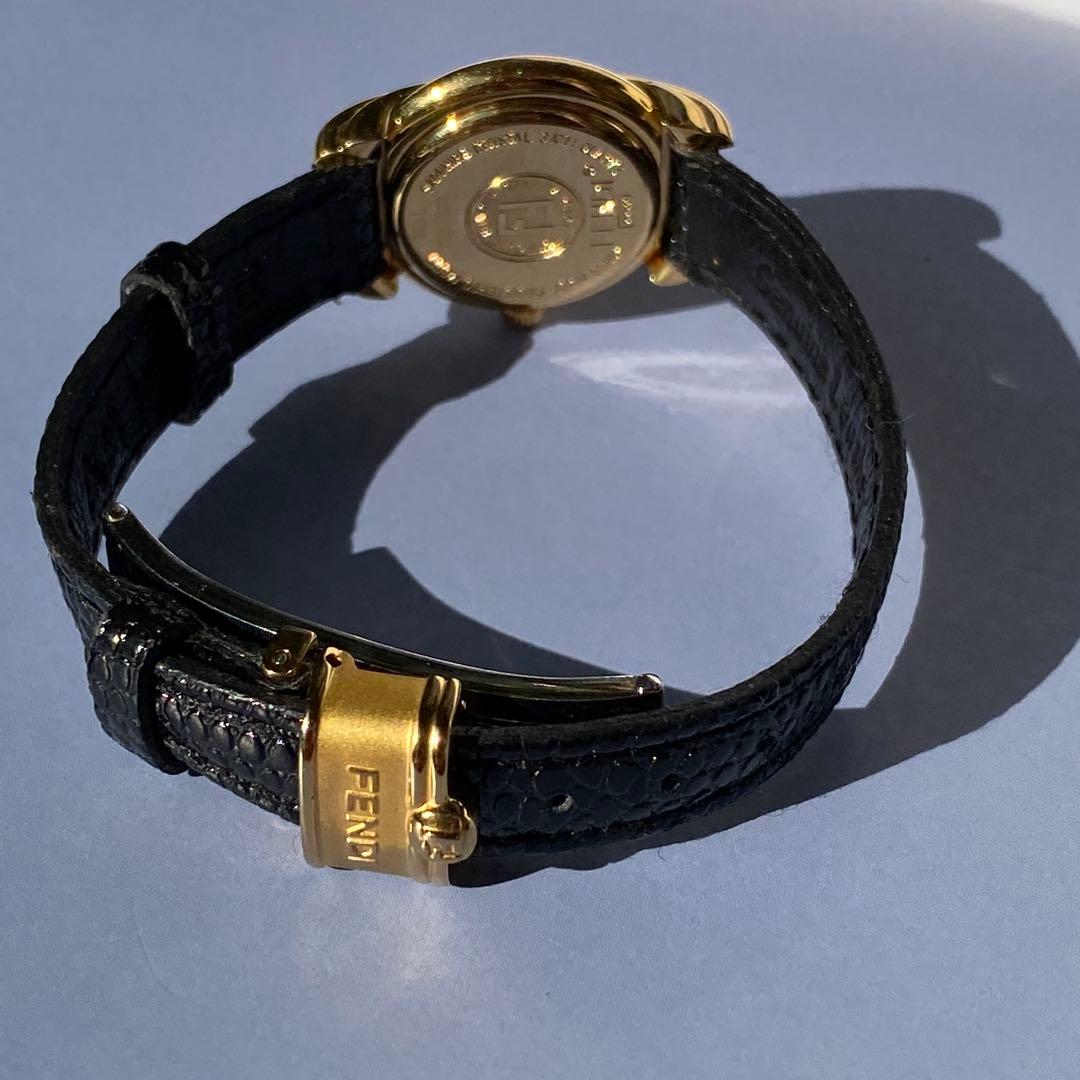 FENDI 350Lレディース 時計 ゴールド/ブラック