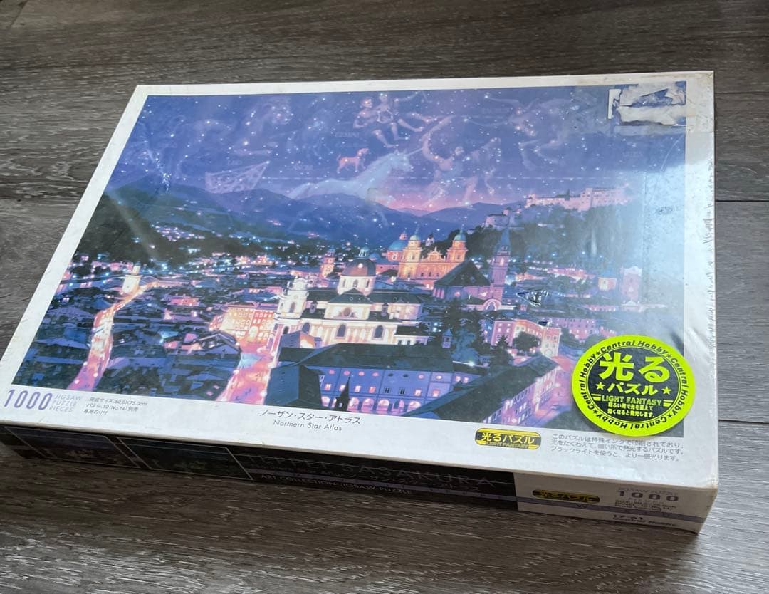 笹倉鉄平　ノーザンスターアトラス　1000ピース　光るパズル